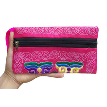 Load image into Gallery viewer, Women Ethnic Handmade Embroidered Wristlet Clutch Bag Vintage Purse Wallet