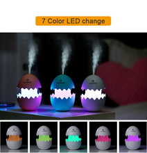 Load image into Gallery viewer, KBAYBO 100ml Diffuser Aroma Air Humidifier USB Ultrasonic Mist Maker funny Egg LED light Essential Oil Diffuser