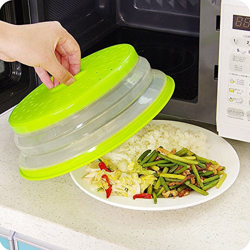 Collapsible Microwave Cover, Microwave Plate Lid, Food Cover