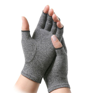 One Pair Women Men Arthritis Gloves Open Finger Arthritis Gloves Compression Gloves