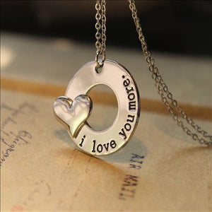 I Love You More - Pendant Necklace