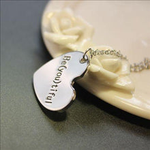 Load image into Gallery viewer, Be(you)tiful Love Pendant Necklace