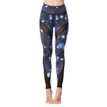 Load image into Gallery viewer, Sexy Women Print Elastic Waist Patchwork Stretch Slim Legging