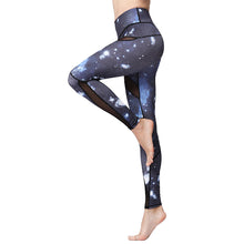 Load image into Gallery viewer, Sexy Women Print Elastic Waist Patchwork Stretch Slim Legging