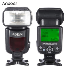 Load image into Gallery viewer, Andoer AD-960II Universal LCD Display On-camera Speedlite Flash GN54 for Nikon Canon Pentax DSLR Camera