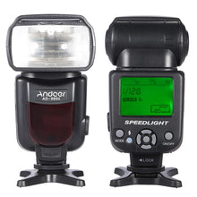 Load image into Gallery viewer, Andoer AD-960II Universal LCD Display On-camera Speedlite Flash GN54 for Nikon Canon Pentax DSLR Camera