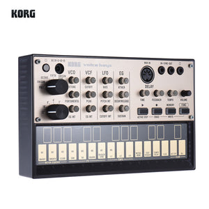 KORG VOLCA KEYS Portable Analog Synthesizer Synth Built-in Delay Effect Loop Sequencer with MIDI In 3.5mm Sync In/ Out Headphone Jacks