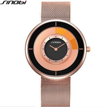 Load image into Gallery viewer, Sinobi Fashion Unique Rotating Luxury Ultra-Thin Steel Watch