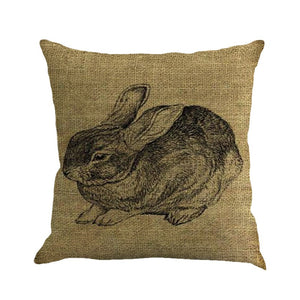 Easter Sunday Throw Pillow Case Sweet Love Square Cushion Cover