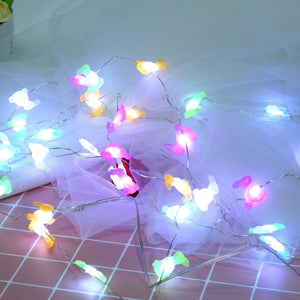 Easter Decorations Lights Rabbit Bunny Festive String Lights Battery with Remote